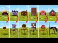 Evolution Of Monsters: House Head, Car Eater, Bus Eater, Mc Queen Monster, Grandpa House | Gmod!