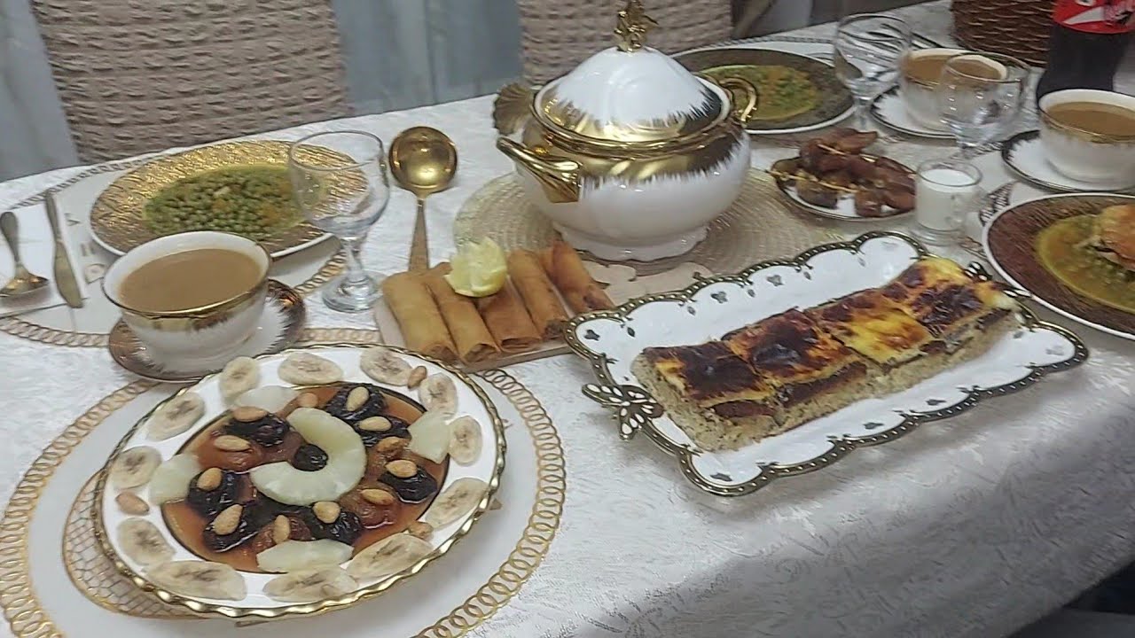 طاجين فرماج في أشوار أول يوم من رمضان🌙مع طاولتي🤩