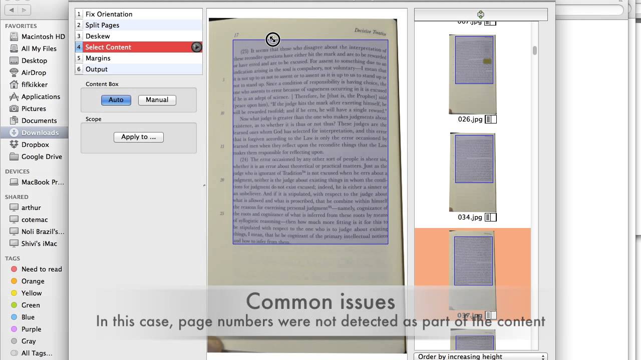 Post Production Editing for Digitizing Books - YouTube