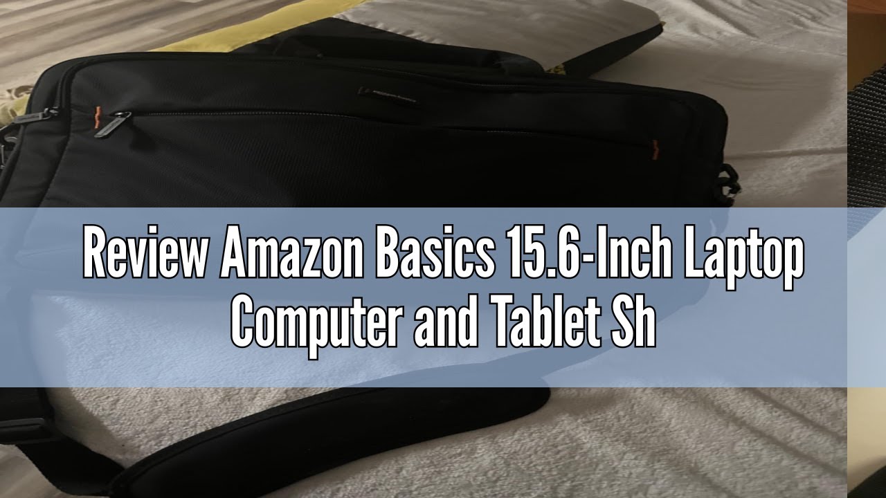 Review Amazon Basics 15.6-Inch Laptop Computer and Tablet Shoulder Bag Carrying Case,1 Pack, Black