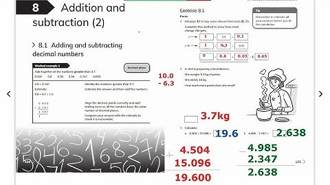 Ex.8.1 Cambridge Primary Mathematics 2nd Edition Book6