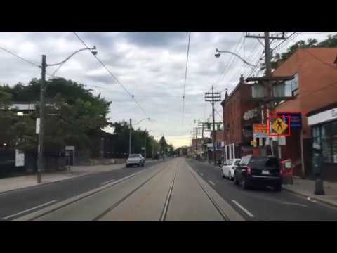 Traffic Sign Recognition using SSD+Inception CNN-based