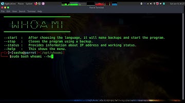 Whoami tool is to make you as anonymous as possible on linux systems. | Anonymity on the Internet.