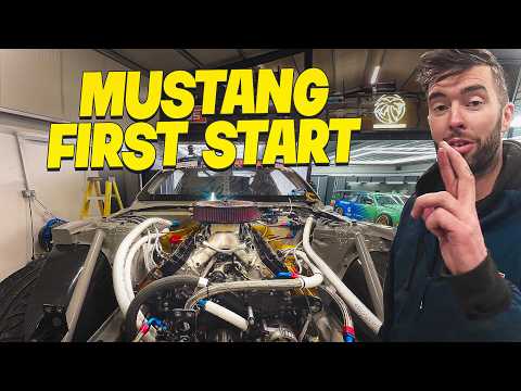 First Start of the 2026 Mustang RTR for DRIFT MASTERS 🔥
