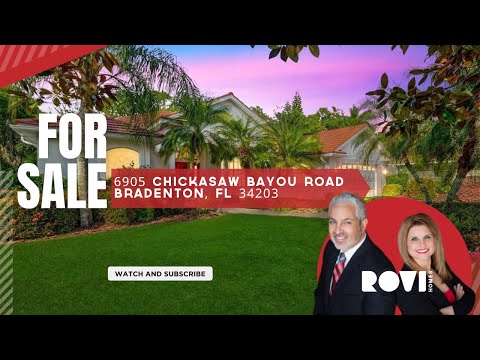 6905 Chickasaw Bayou Road, Bradenton, FL home video tour