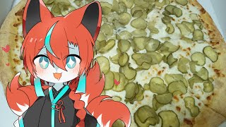 【ピクルスピザ】ピザ食べながら雑談！🦊【#Vtuber/伯道リル】