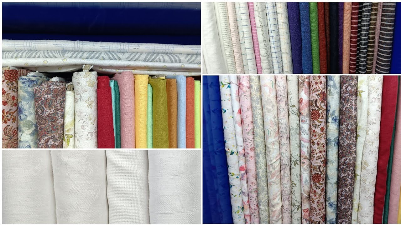 Printed Linen Fabric premium quality. What's app 7004199210