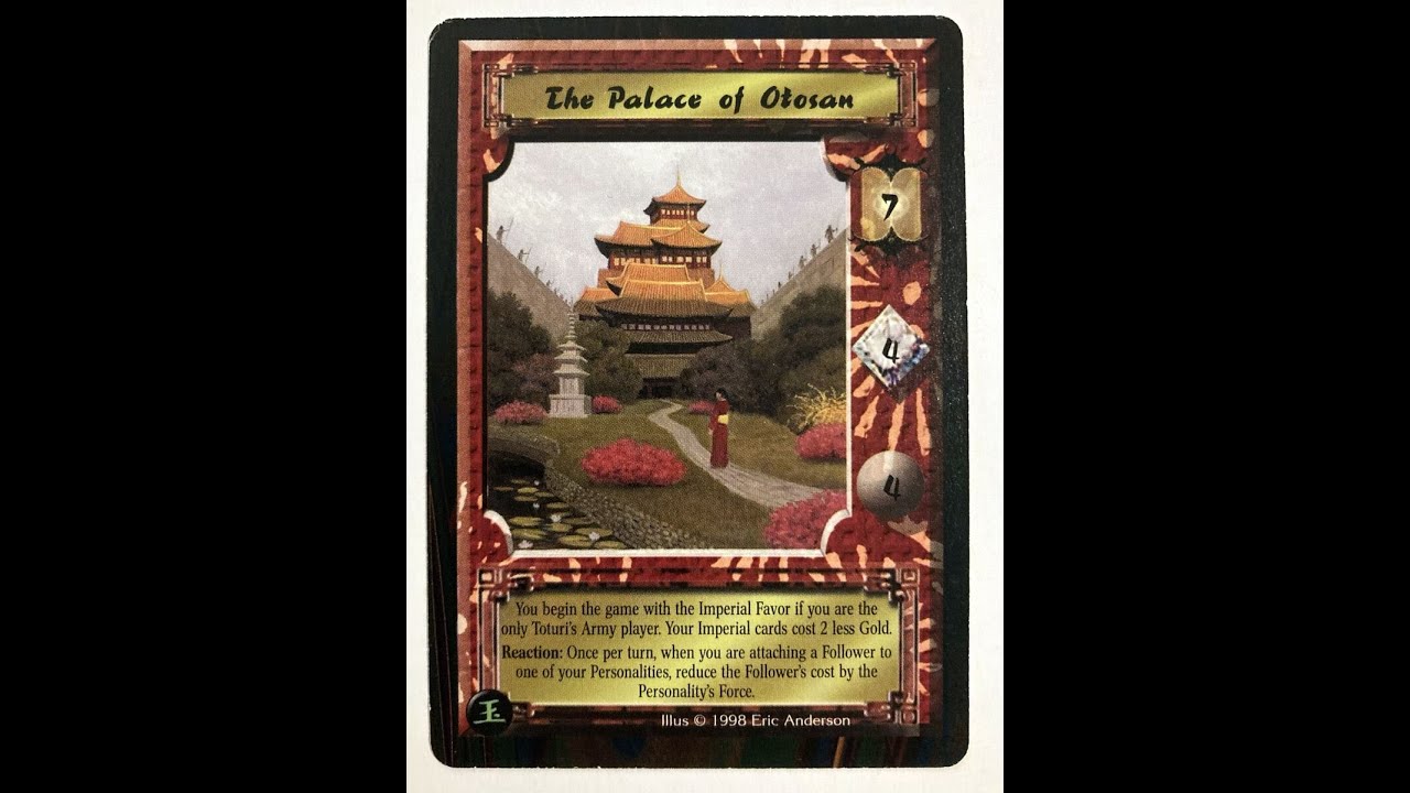 L5R Deck Tech - My Constructed Torturi's Army Deck - The Palace of ...