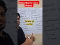 Scalar vs vector quantities #jee #education