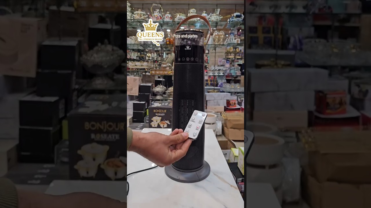 Queen’s Flame Tower Room Heater with Humidifier