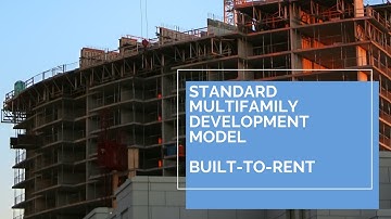 Short overview of a standard multifamily development model.