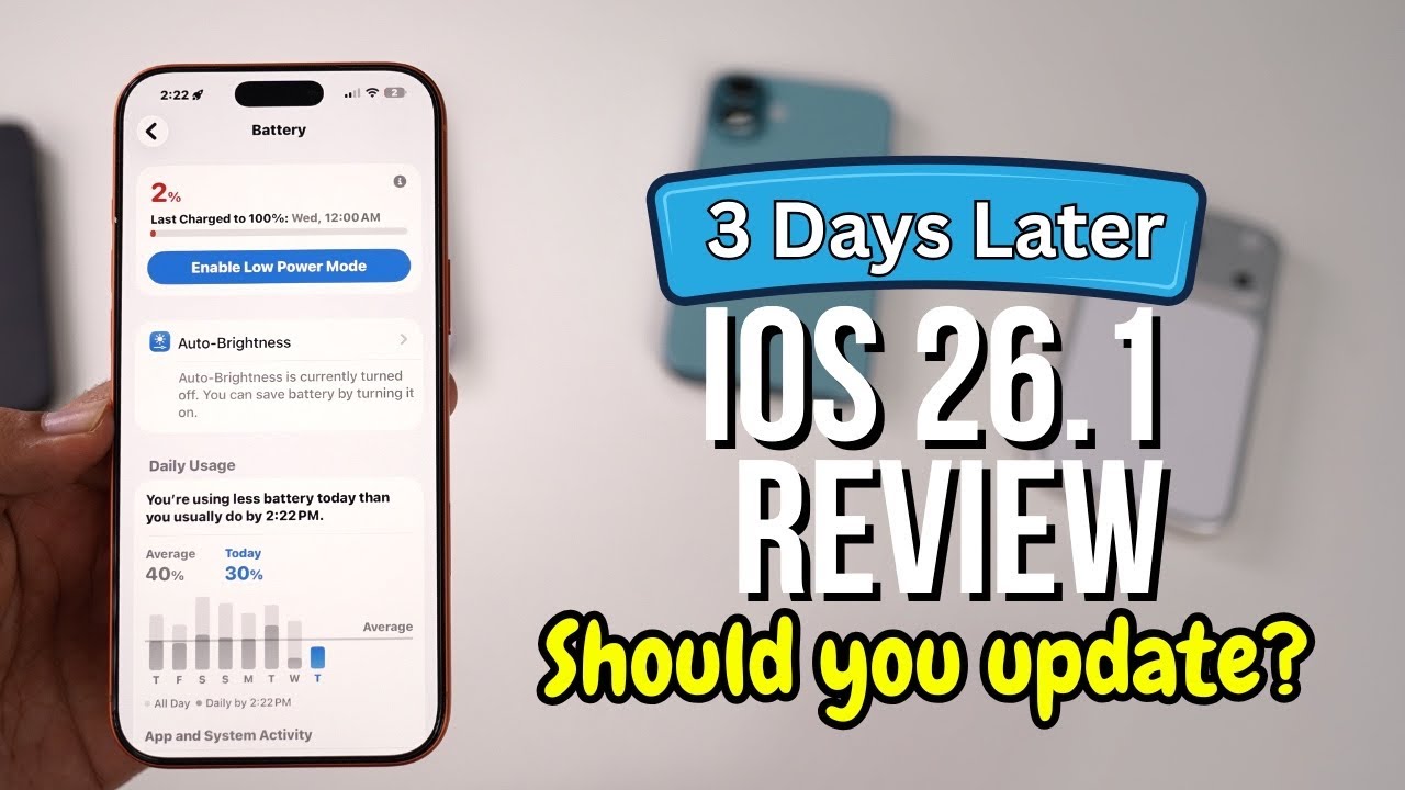 iOS 26.1 Review 3 Days later | Should you update to iOS 26.1