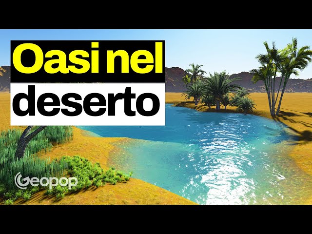 Come si forma un'oasi? Ecco come fa ad esserci dell'acqua sotto la sabbia del deserto