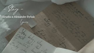 Sirusho x Alexander Rybak - Stay (Lyrics Video)