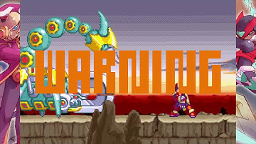 mega man zero 2 Opening Boss PS4 Pro 4K