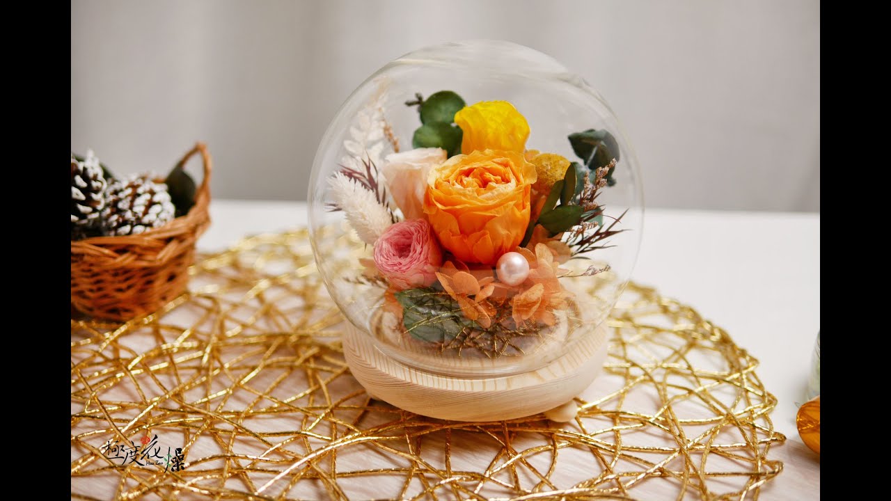 千秋款圓形花盅怎麼DIY？製作五分鐘教學 花盅多款材料包示範