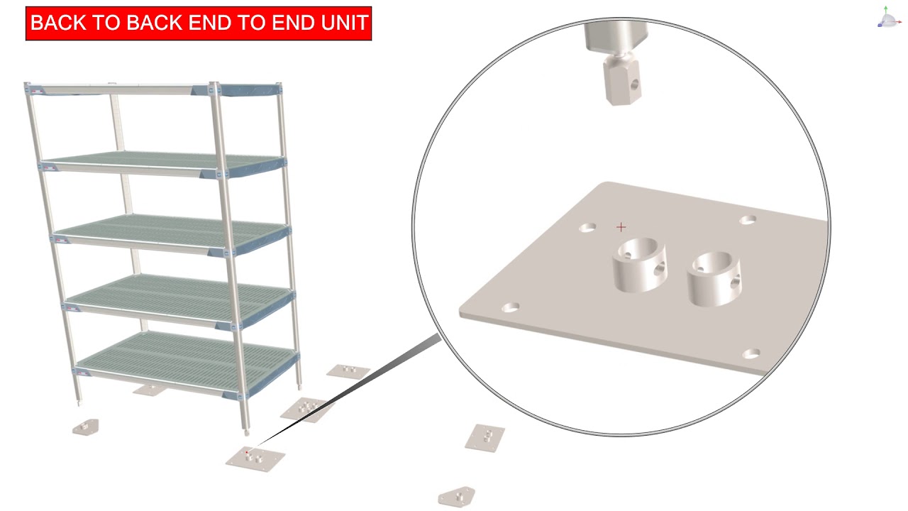 Opm Storage Racks MetroMax Seismic Stationary Shelving OPM 0426-13 - YouTube