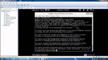 Install VMWare Tools in Kali Linux