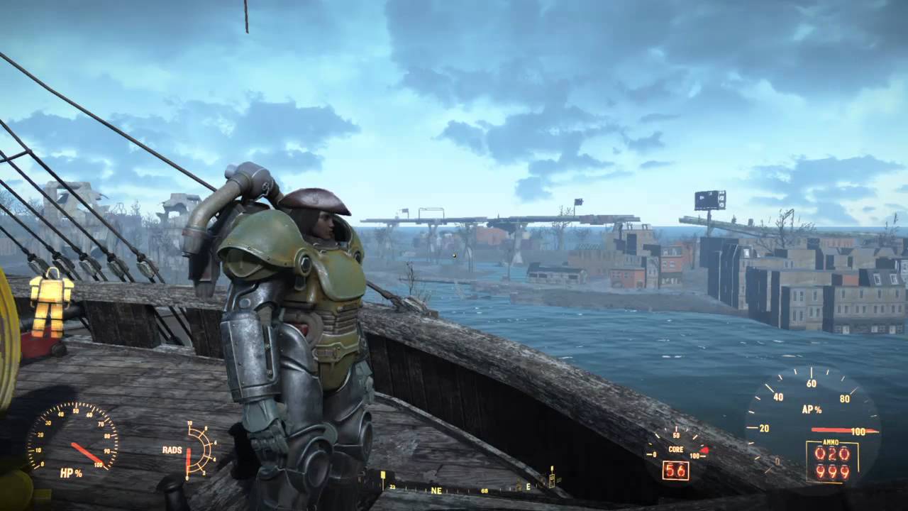 Fallout 4. USS The constitution YouTube