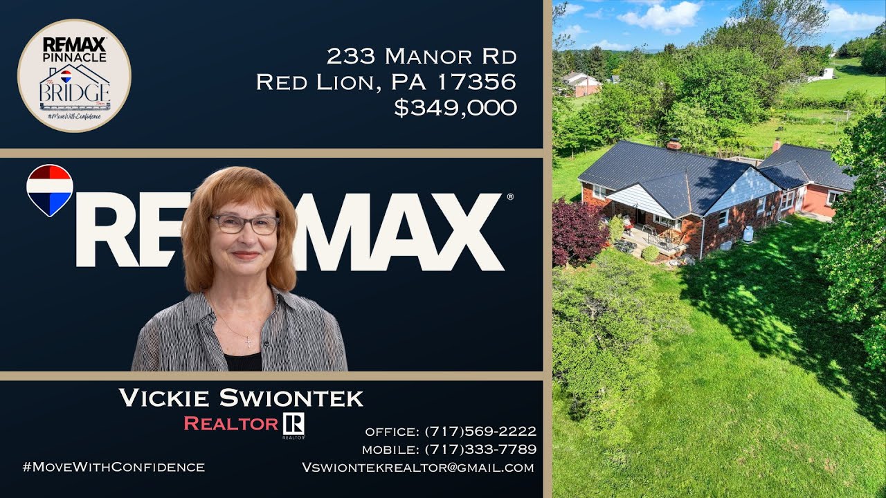 FOR SALE: 233 Manor Rd, Red Lion, PA 17356 $349,000