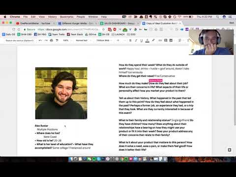 How to Define Your Customer Avatar / Persona - Different Hunger
