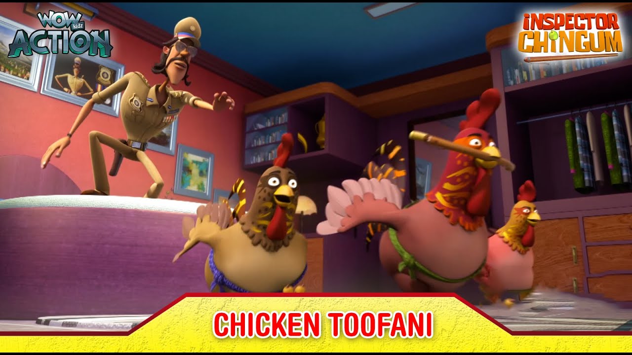 Inspector Chingum Chicken Toofani Animated Stories For Kids Wow