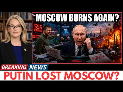 UKRAINE SENT 555 DRONES TO MOSCOW AND BURNED THE REFINERY FUELING PUTIN'S WAR