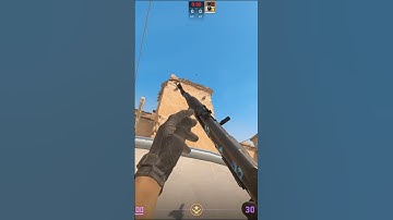 Smoke From Mid On Short On Dust 2 #cs2 #shorts