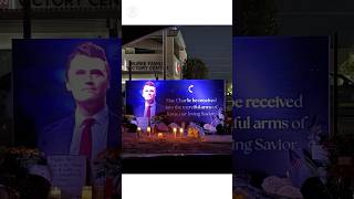 Memorial for Charlie Kirk grows outside of Turning Point USA headquarters #shorts
