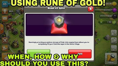 (HINDI) USING RUNE OF GOLD! WHY, WHEN & HOW SHOULD YOU USE THIS?