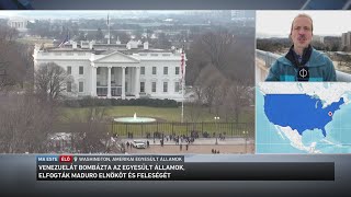 Venezuelát bombázta az Egyesült Államok, elfogták Maduro elnököt és feleségét