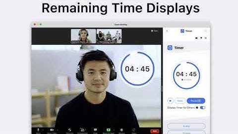 Using the TIMER application with ZOOM