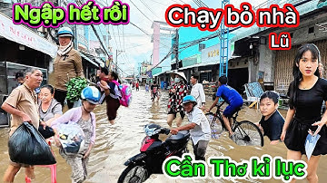 Kinh hoàng Lũ ngập hết rồi chạy bỏ nhà Cần Thơ ngập kỉ lục từ trước tới nay | ANH BA HỌ PHẠM