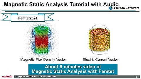 Magnetic Static Analysis Tutorial (Femtet2024)