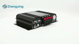 1600W Peak Power HiFi Sound Amplifier Digital 4 Channel Audio Amplifier Bluetooth Karaoke Player FM