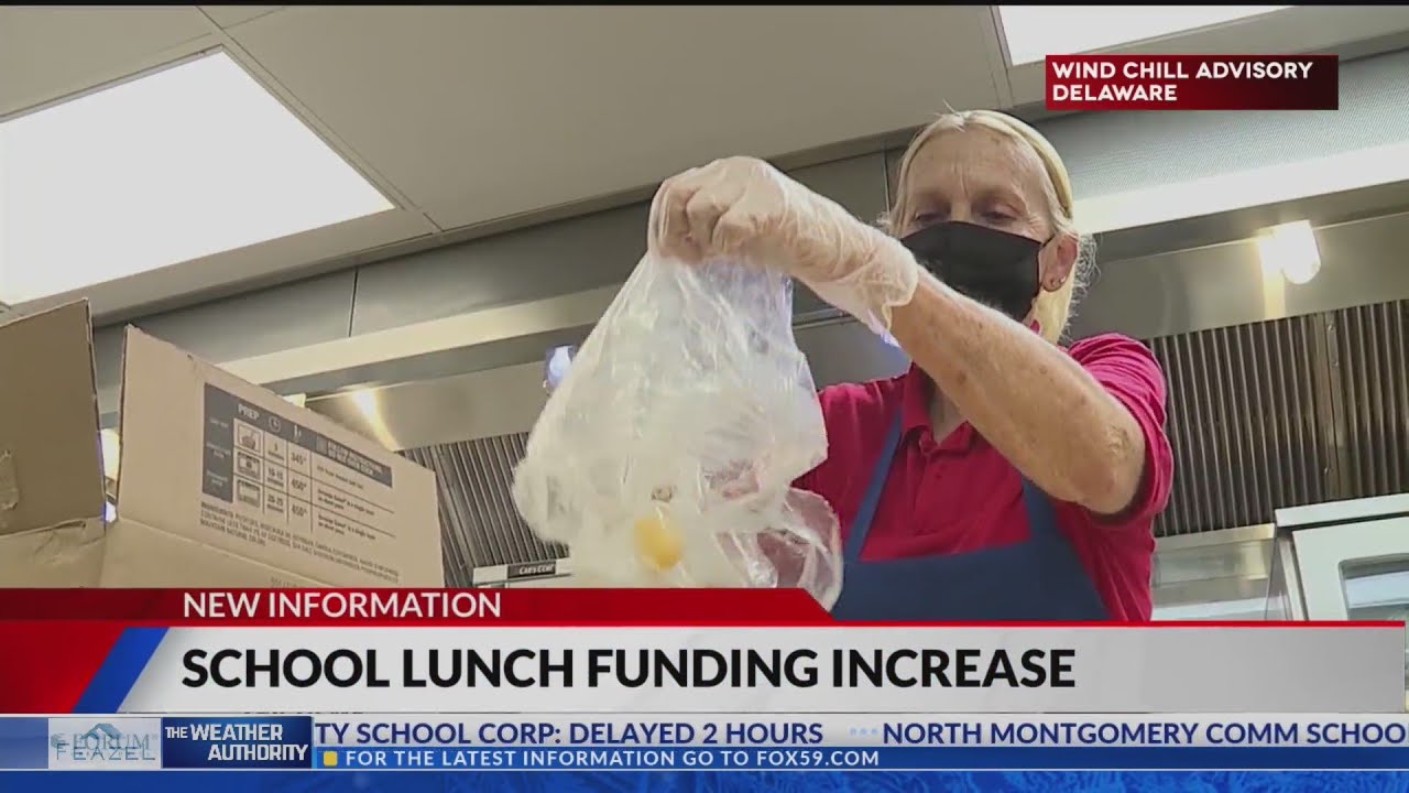 School lunch funding increase thank to USDA YouTube