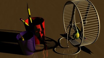 Autodesk Maya Animation - Budew on Wheel