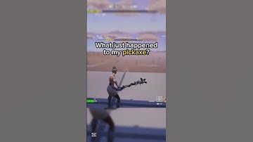 What just happened to my pickaxe? #fortnite #creative #glitch #pickaxe #fyp