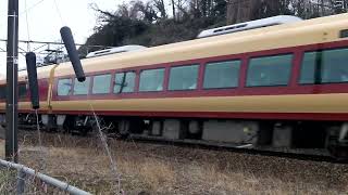 東北本線日和田駅付近を走るE653系臨時快速列車＿上り郡山駅行始発＿2022年3月撮影