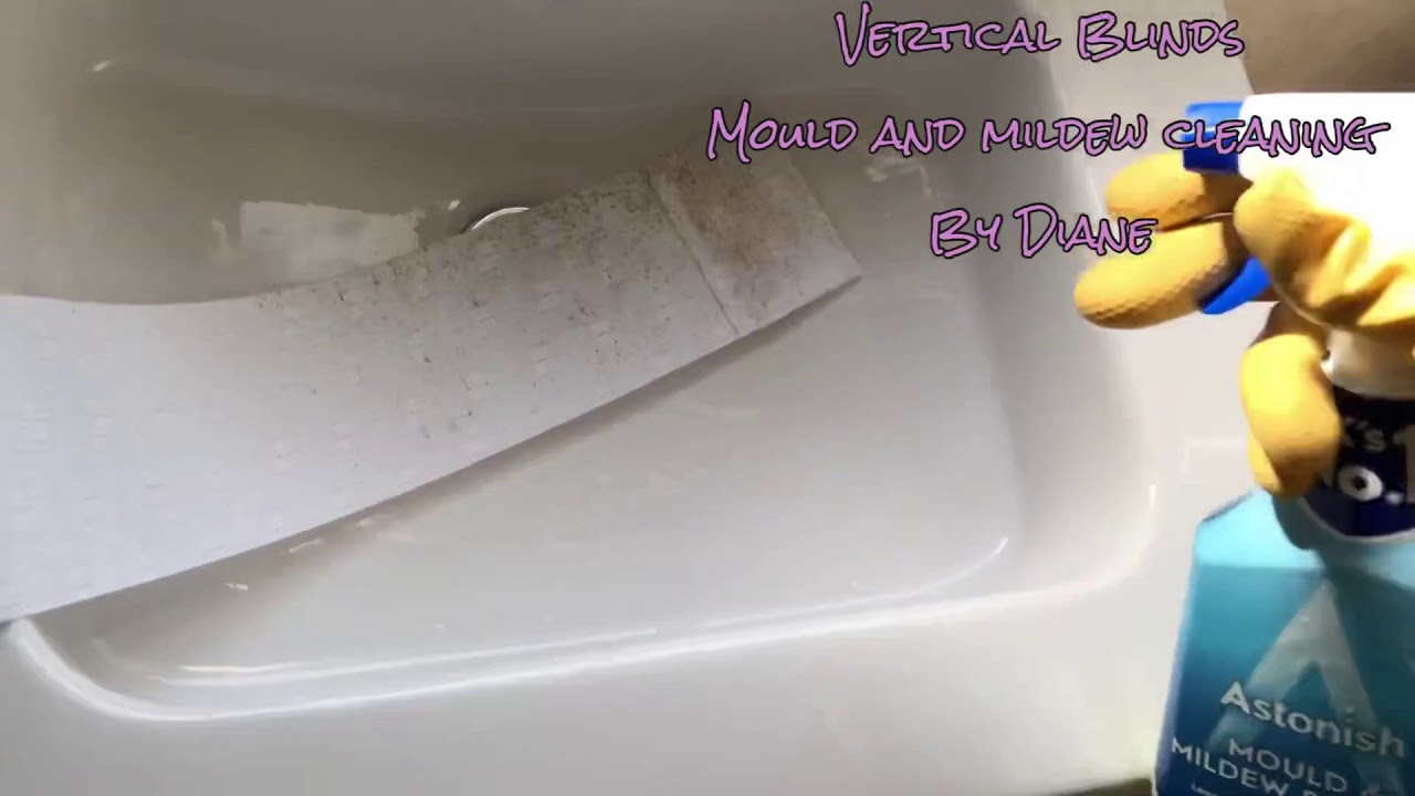 Removing mould from vertical blinds YouTube