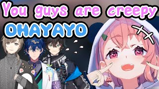 Eng Subsasaki Sakuyour Ohayayo Are So Creepy Kanaeleosaxiacollabnijisanjimario Party 2