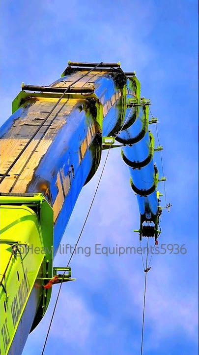 Zoomlion ZAT300H Mobile Crane| lifting Electric tower |heavy Equipments #shorts