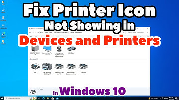 How to Fix Printer Icon Not Showing In Devices and Printers in Windows 10 PC or Laptop
