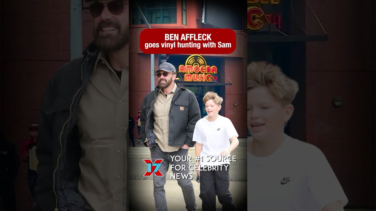 Ben Affleck and Son Sam Enjoy Quality Time at Amoeba Records