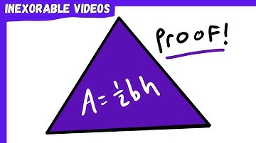 1/2 x Base x Height is the Area of ANY Triangle - Proof