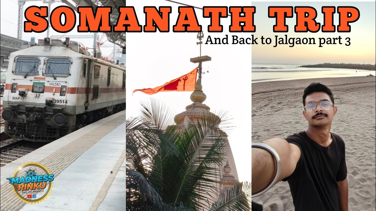 Somnath Yatra Part 3 | Beach Enjoy, Mandir Darshan & Journey Back Home