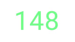 Numbers 1 to 365 (1st January to 31st December)