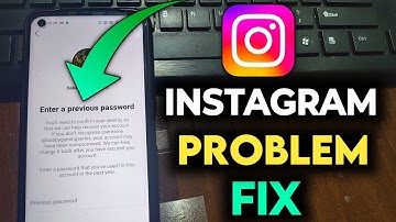 enter a previous password Instagram password, Instagram enter previous password problem
