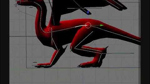 Black Dragon - Modeling, Texturing, Rigging in Blender (WIP 99) BGE