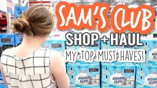 SAMS CLUB SHOP WITH ME + HAUL | MY TOP SAMS CLUB MUST HAVES